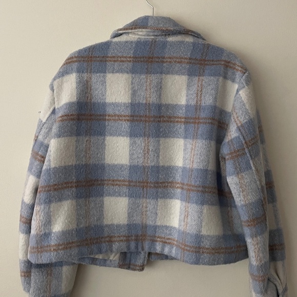 Plaid Cropped Jacket - Picture 4 of 4